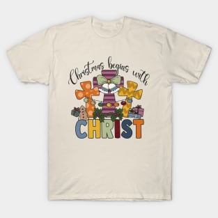 Christmas Begins With Christ T-Shirt